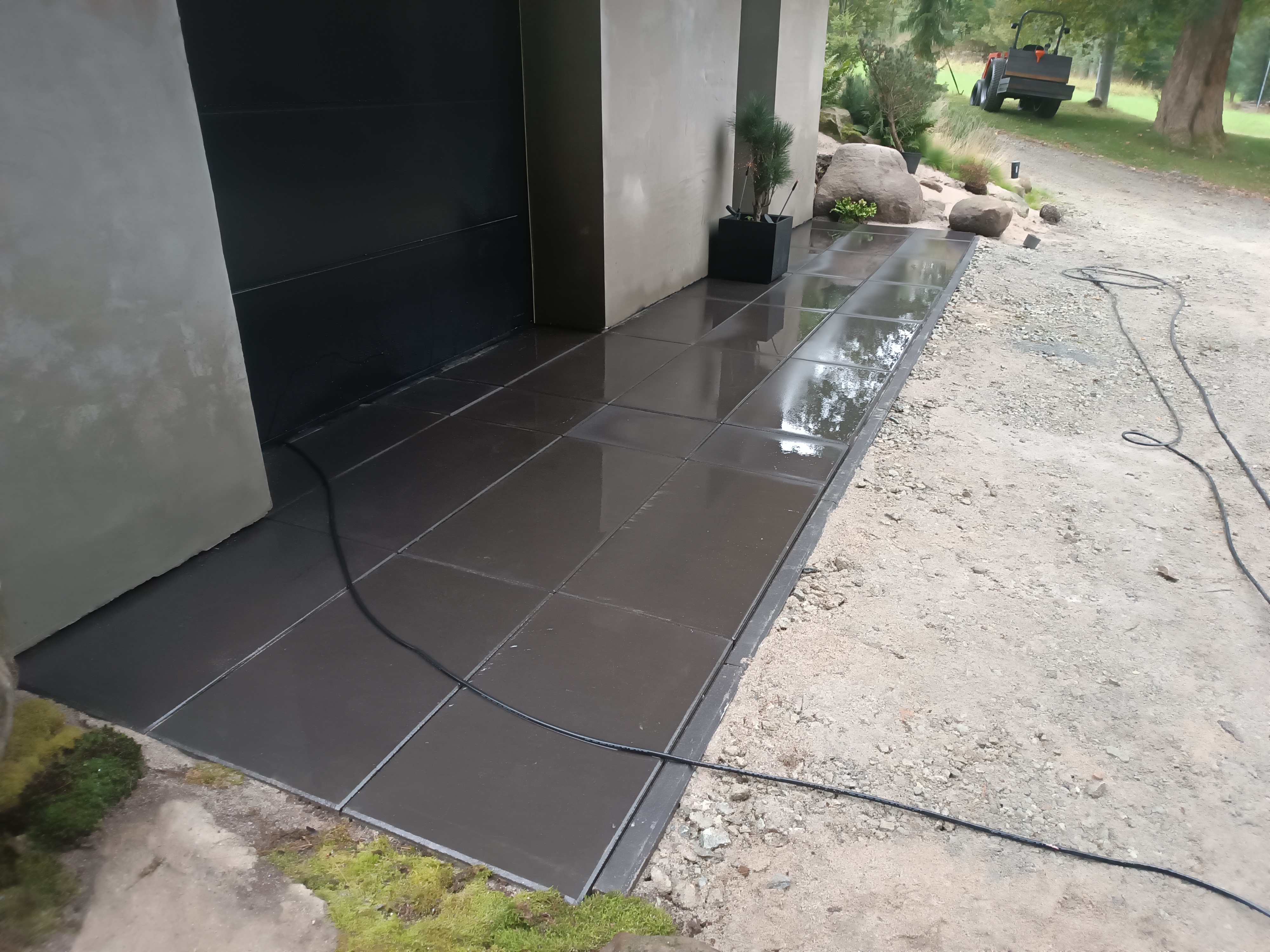 Taras z płyt tarasowych wielkoformatowych Wrocław Kobierzyce